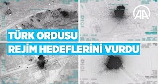 Türkiye, Suriye'de rejime ait unsurları gece boyunca vurdu